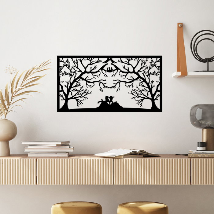 Wallity Bird'S Nest Lovers - 499 Accesorio de Pared de Metal Negro Wallity Bird'S Nest Lovers - 499 Accesorio de Pared de Metal Negro